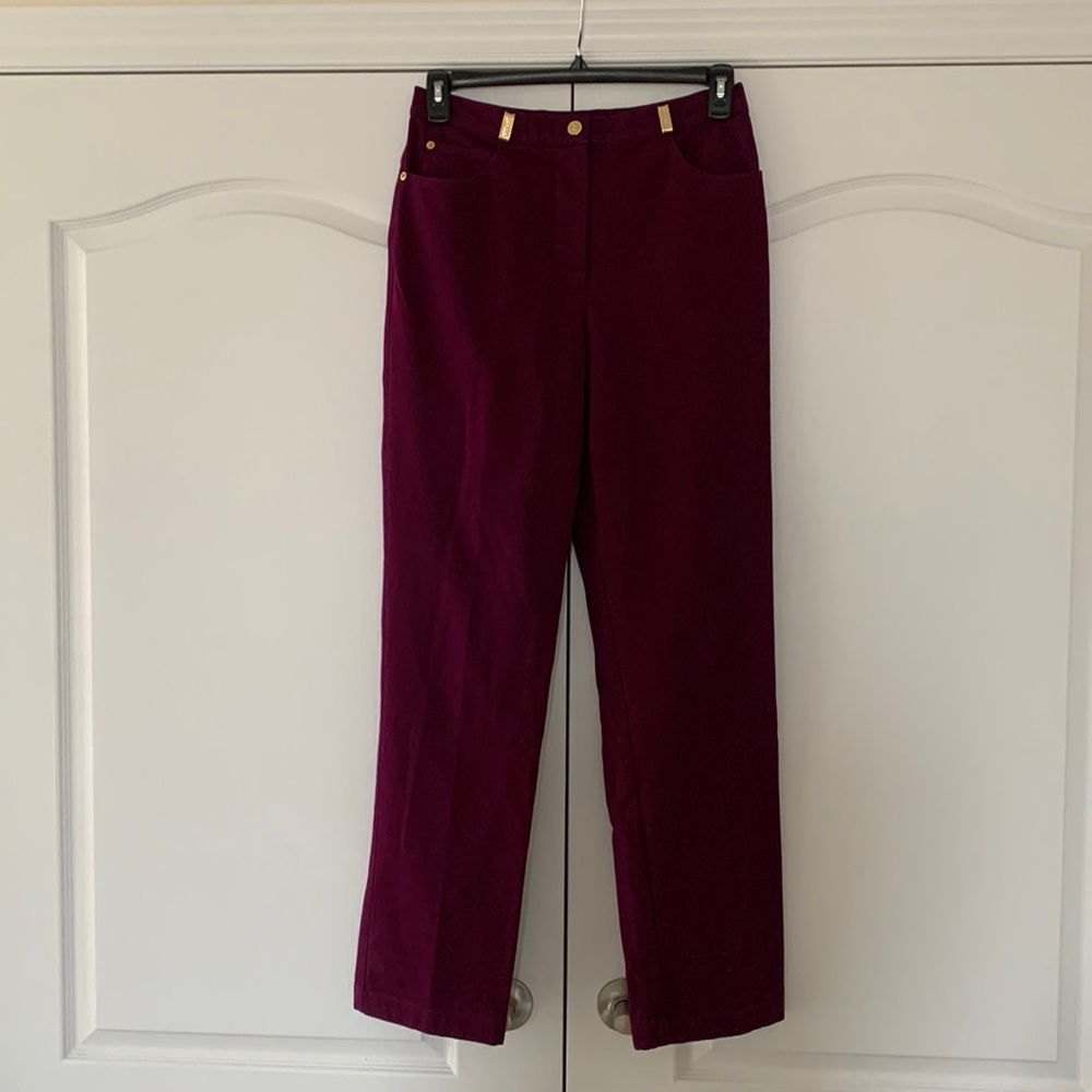 St John Sport magenta jeans
